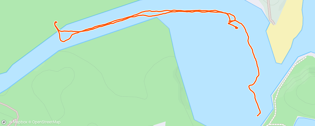 Map of the activity, Stand Up Paddling Narrawallee