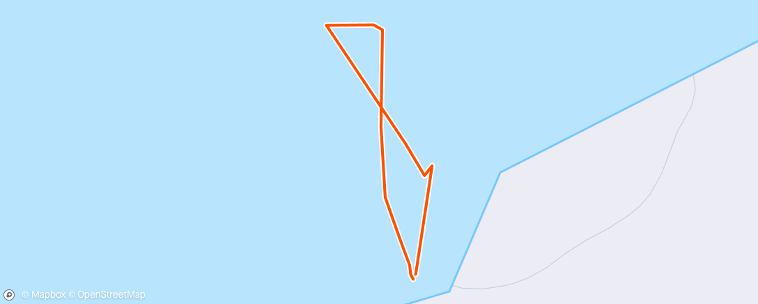 Map of the activity, Lunch Swim