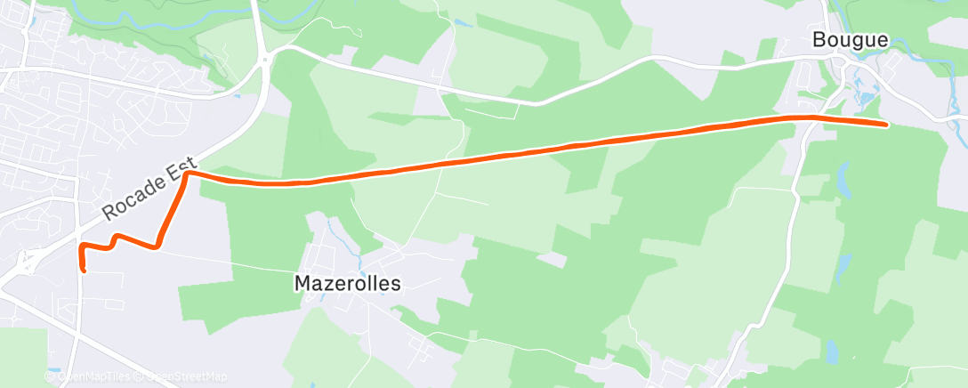 Карта физической активности (Intervals 5x400m & 3x1km 🏃☀️)