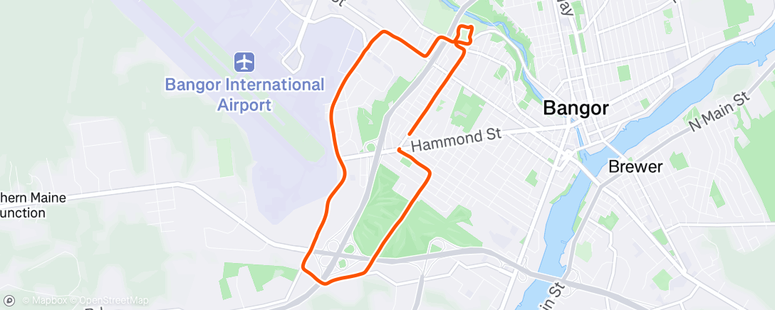 Map of the activity, Lower Leg Strength Run