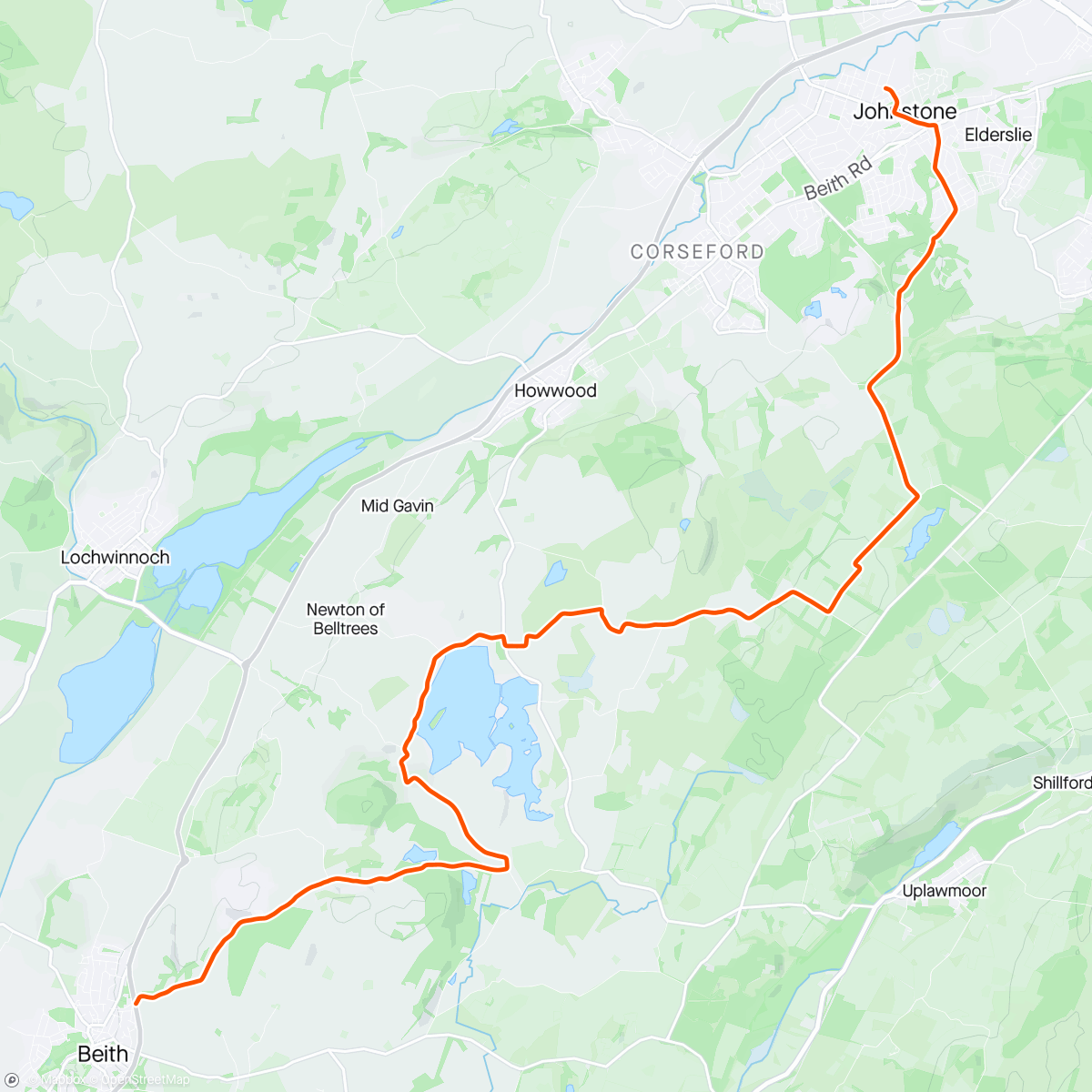 Map of the activity, 🌞 🥶 Morning Ride