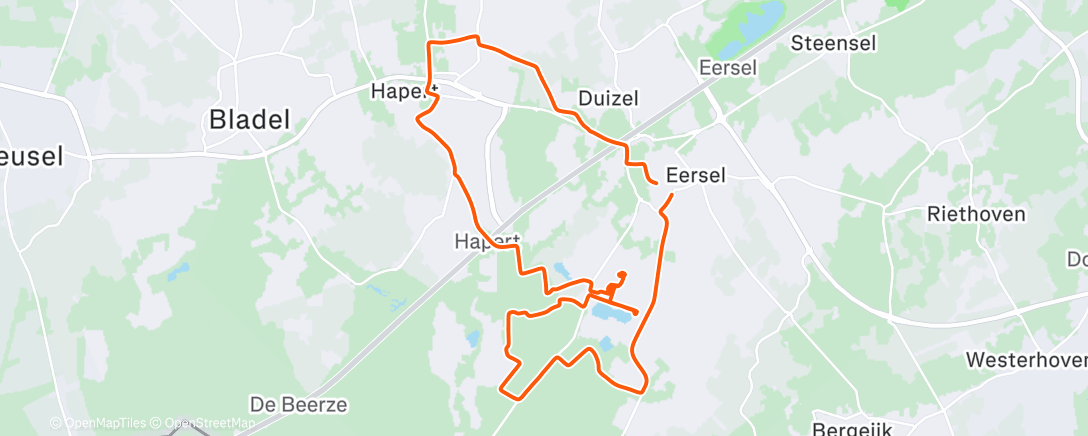 Карта физической активности (Warm buiten👍🏻)