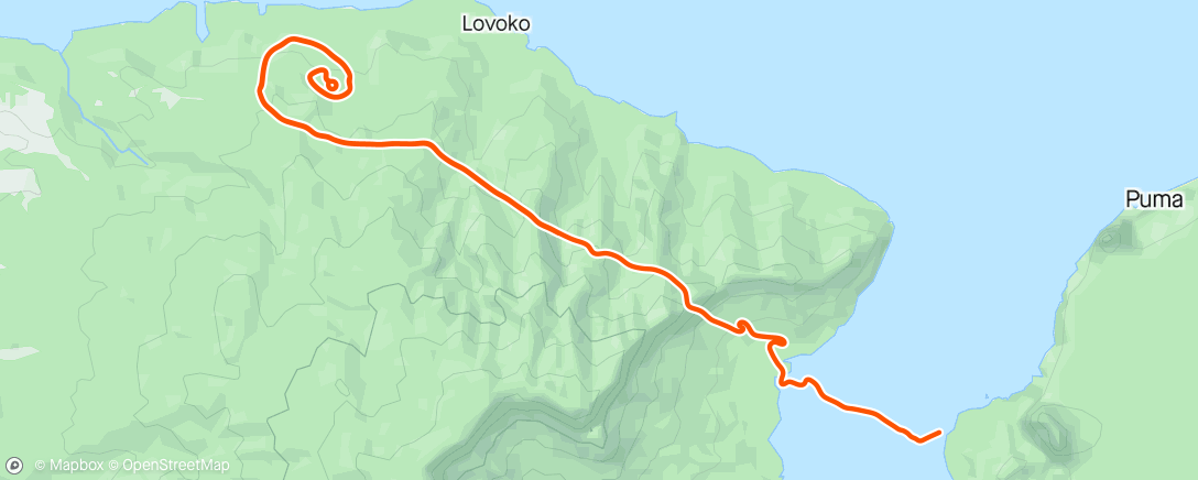 「Zwift - Climb Portal: Puy de Dome at 50% Elevation in Watopia」活動的地圖