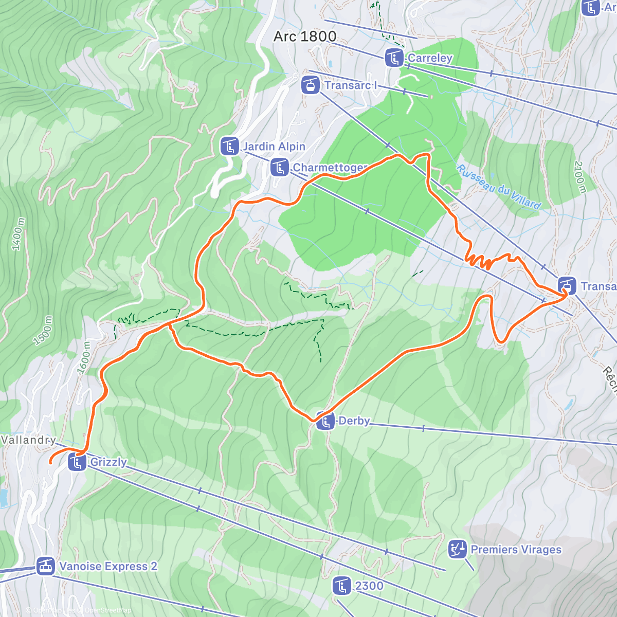 Map of the activity, Beau temps belle neige - Fallait se motiver #Raidlight