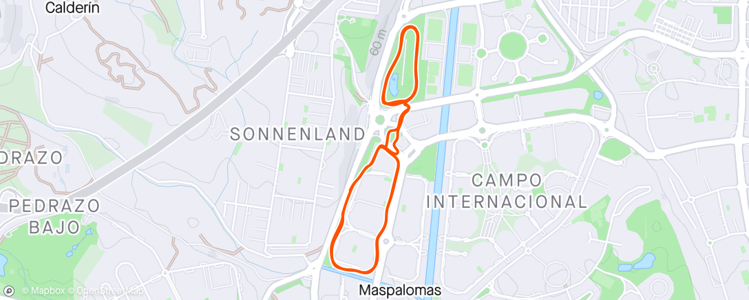 Map of the activity, Morning Run/Walk