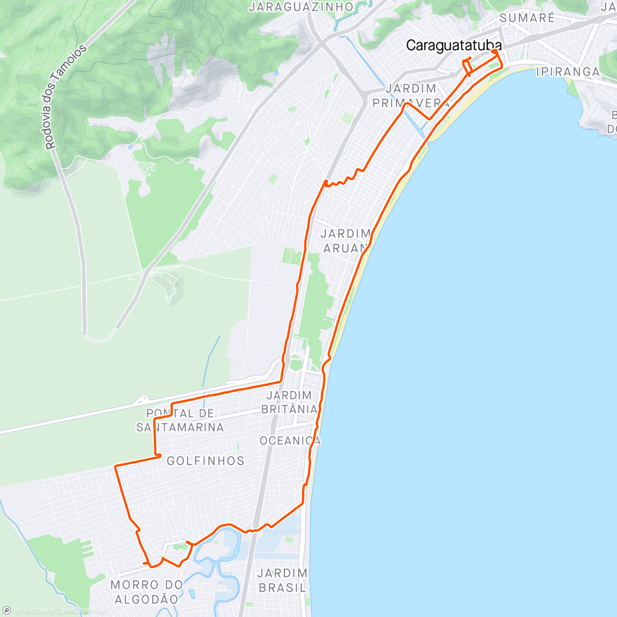 Map of the activity, Voltinha