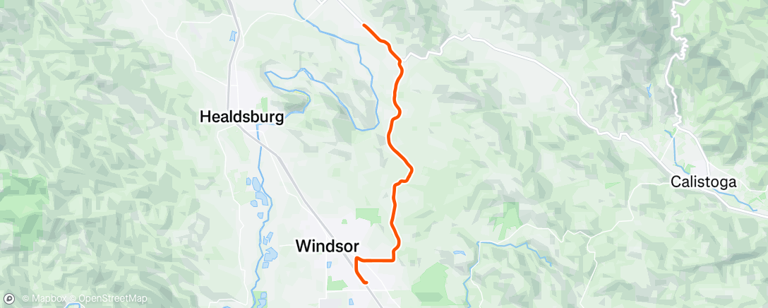 Map of the activity, Chalk Hill from Walmart