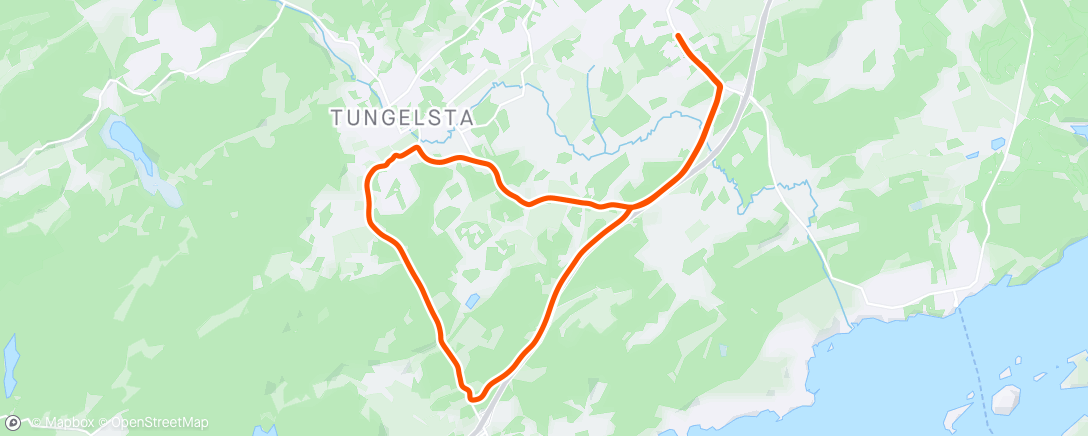 Map of the activity, Lilla landsvägsrundan