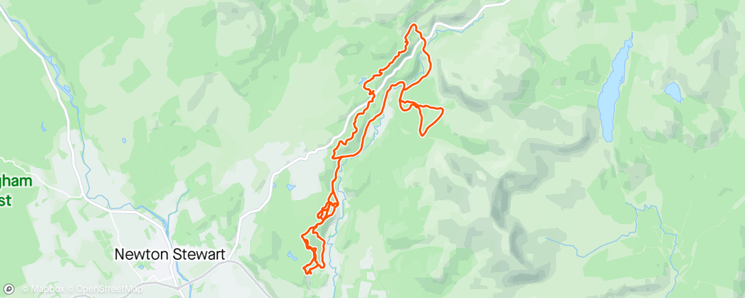 Map of the activity, PMBA Kirroughtree