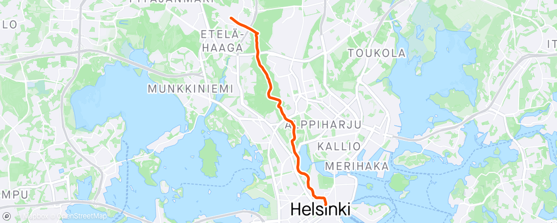 Map of the activity, Off the train to the HQ