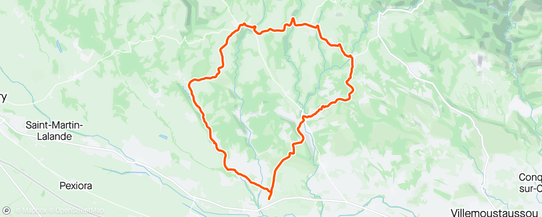 Map of the activity, 🇫🇷 Evening MTB ride