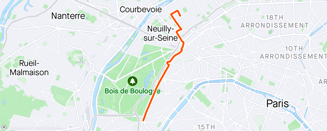 Map of the activity, 🚲