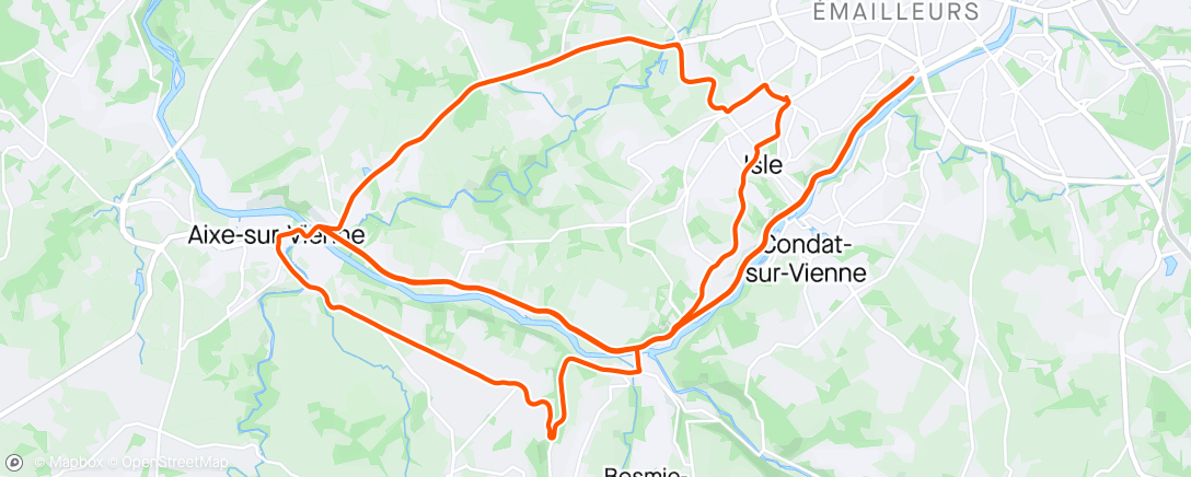 Mapa da atividade, Séance bike 🚲🥵