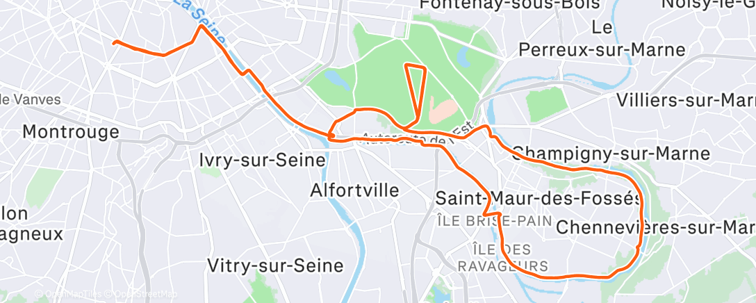 Map of the activity, Another rainy one 🌧️