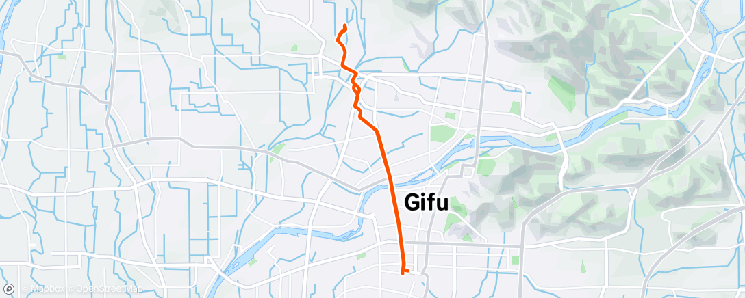 Map of the activity, Morning Ride