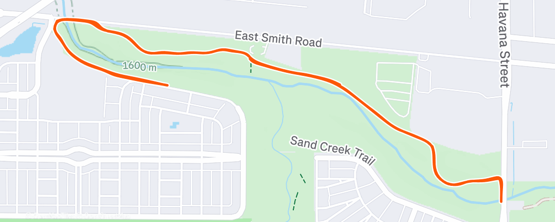 Карта физической активности (Lunch Run)