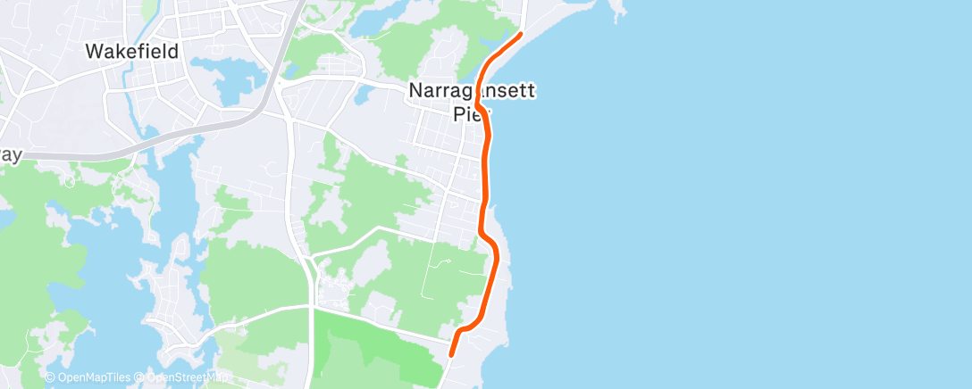 Карта физической активности (Morning Run)