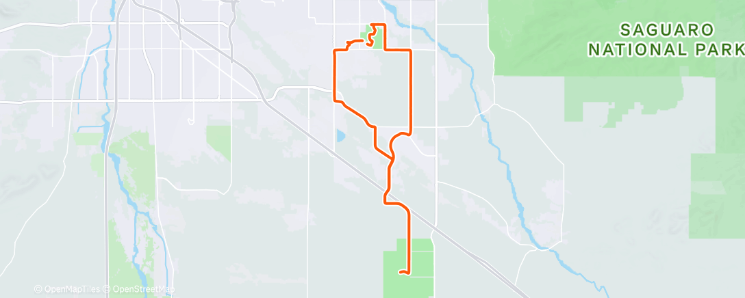 Карта физической активности (Lunch Ride)