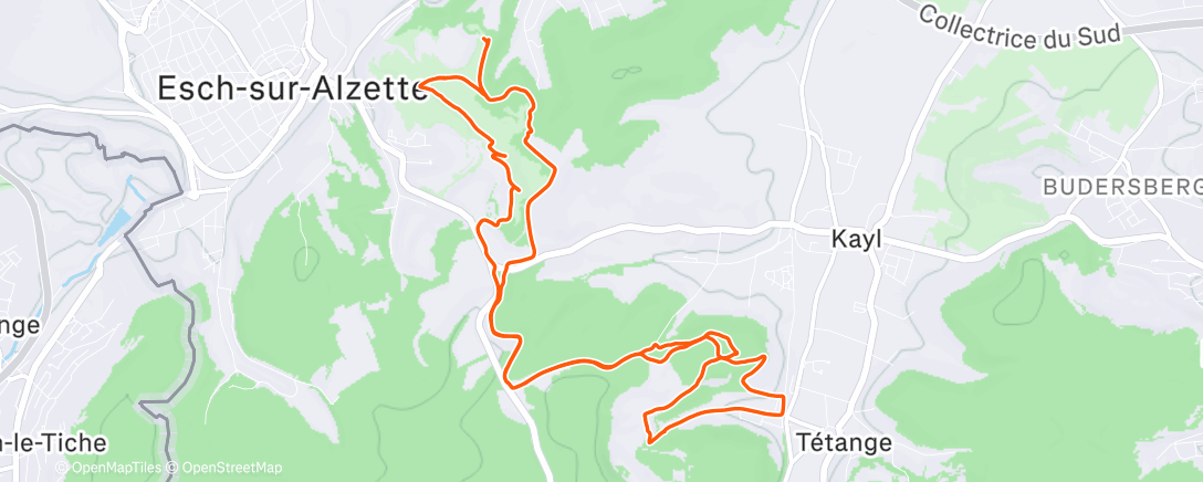 Map of the activity, Morning E-Mountain Bike Ride
