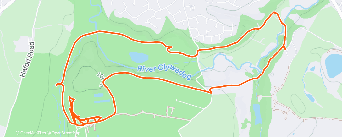 Карта физической активности (Erddig Walk)