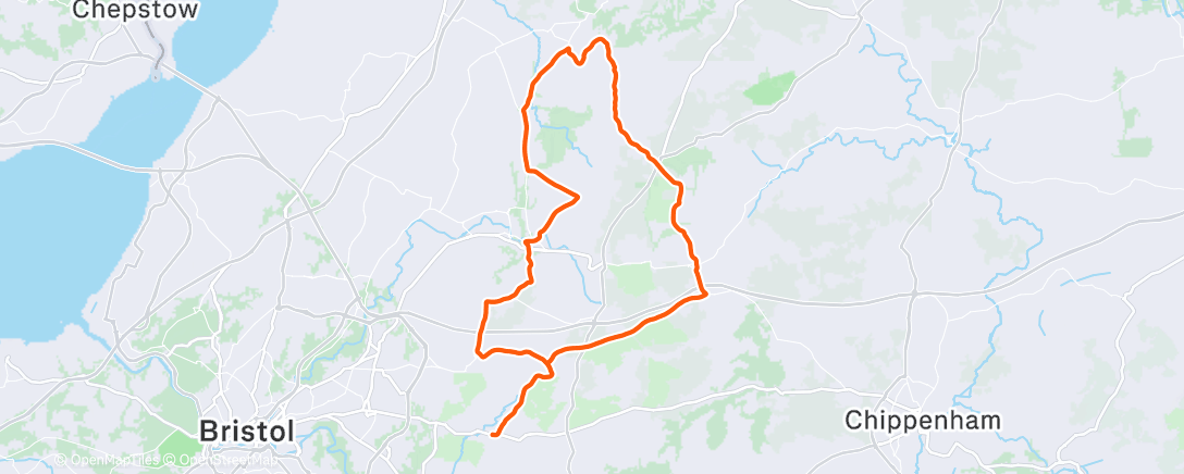 Карта физической активности (Morning Ride)