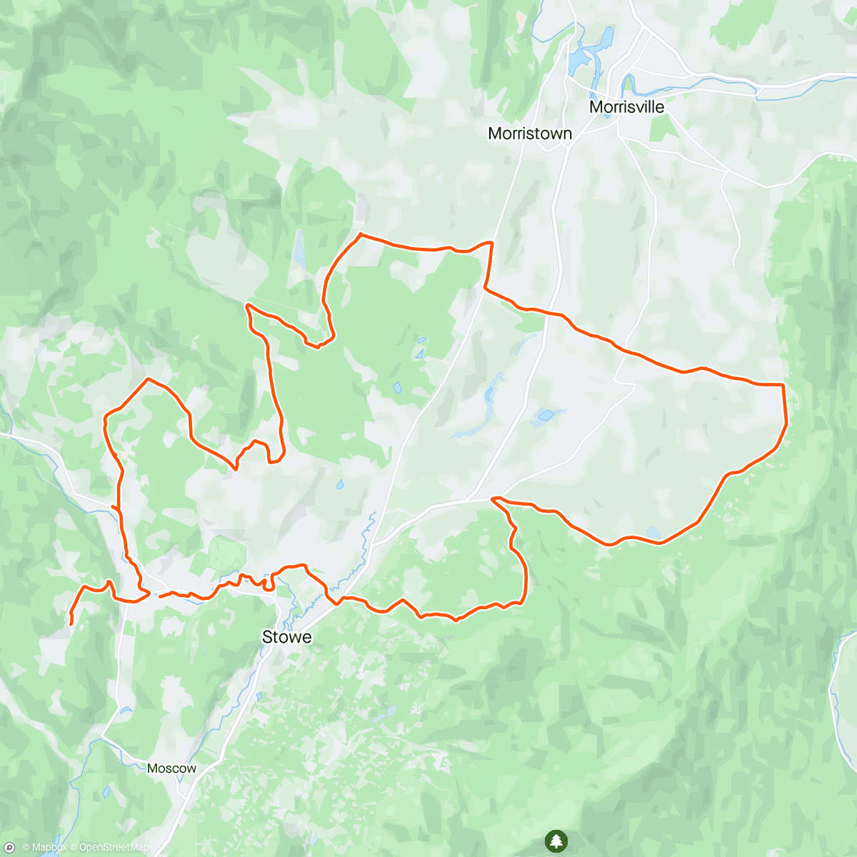 Map of the activity, Gravel-y