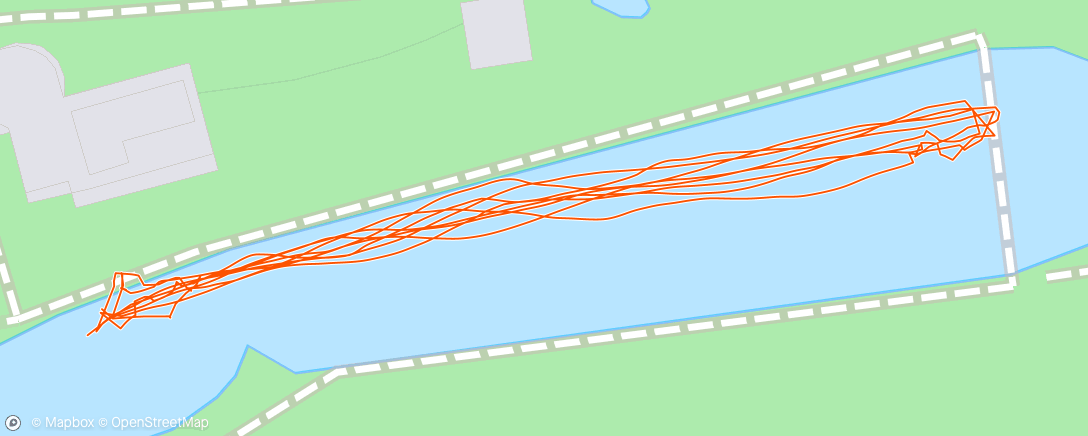 Map of the activity, Slow Swim