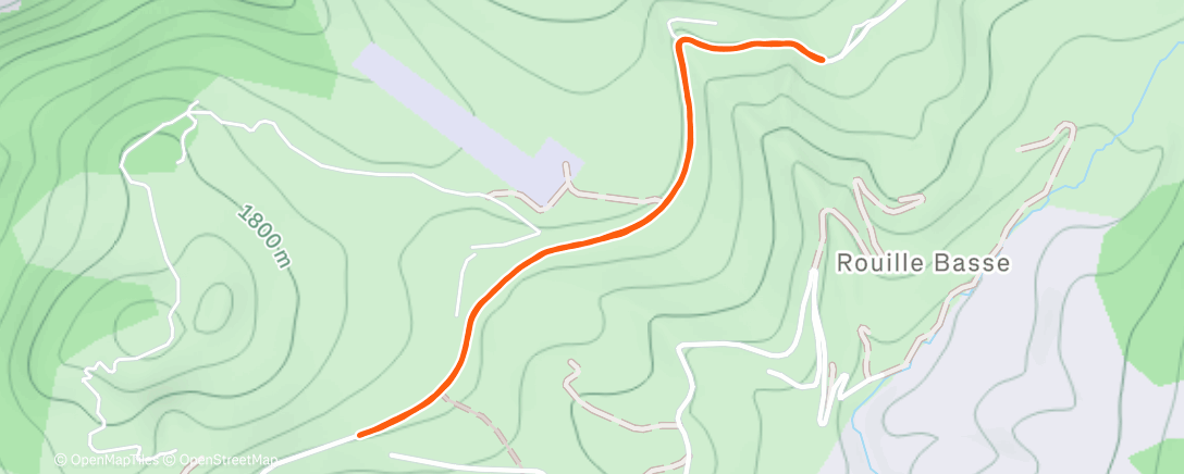 Карта физической активности (Afternoon Run)