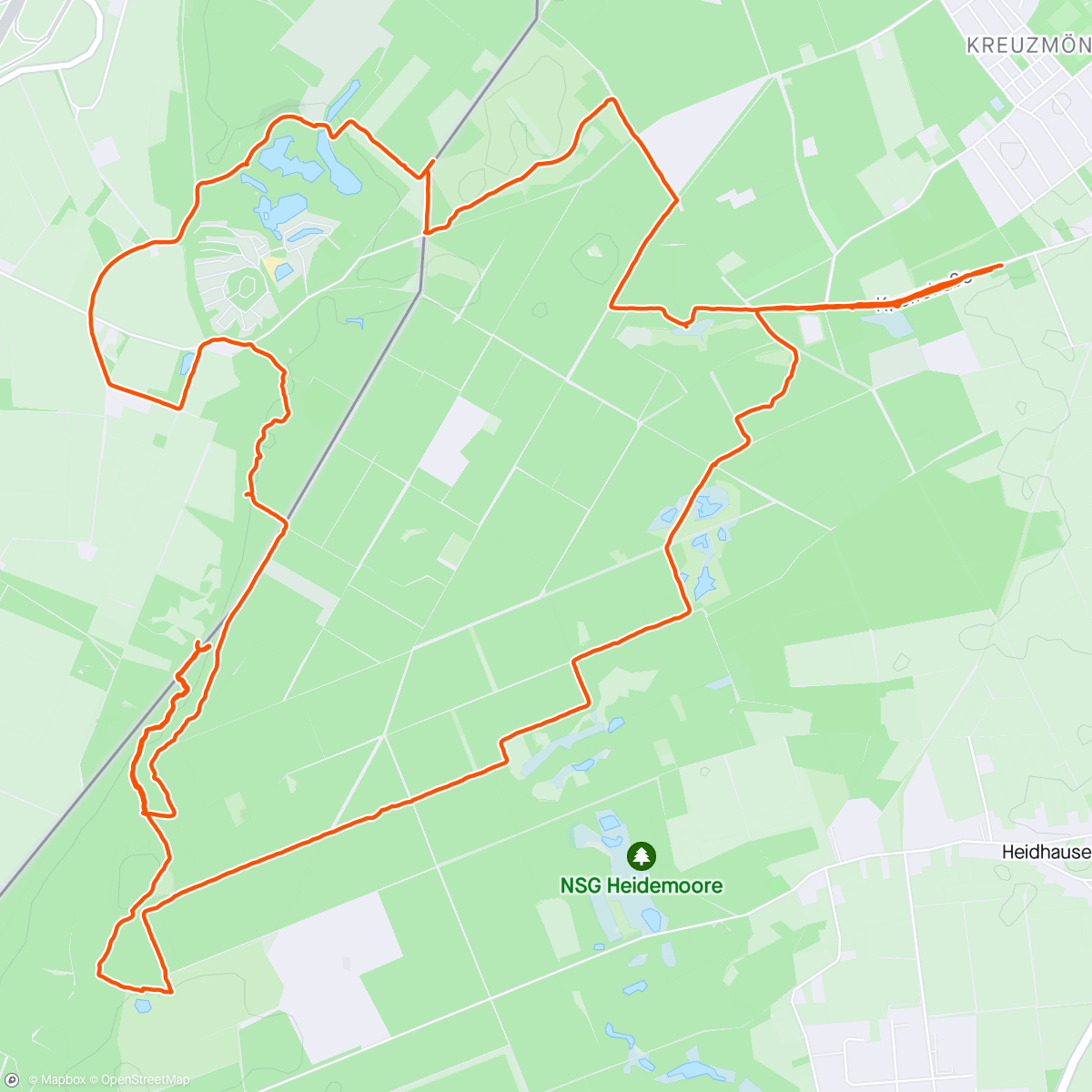 Map of the activity, Wandertag