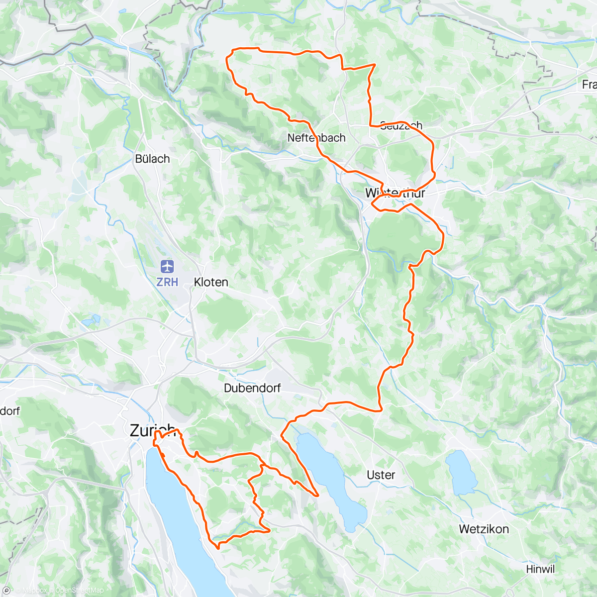 Map of the activity, Worlds Zürich 2024 🌈🇨🇭