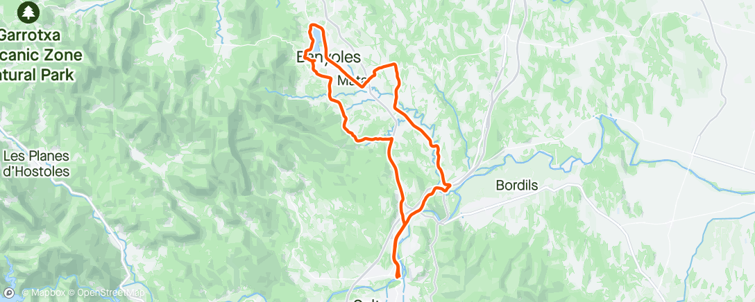 Map of the activity, Morning Ride