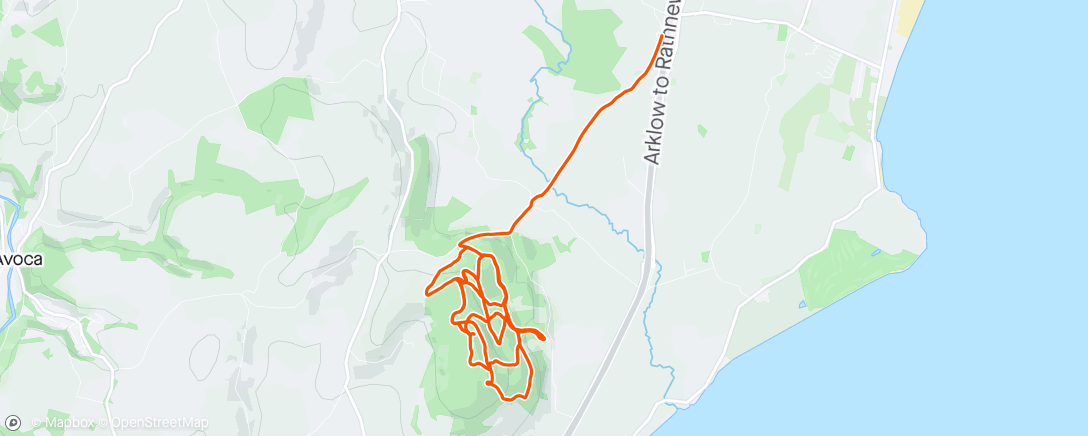Map of the activity, Squirrely spin in Hush