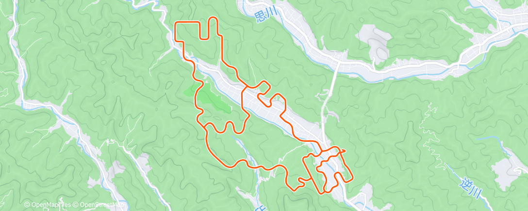 Map of the activity, SRC - Men Qualifier Race 2