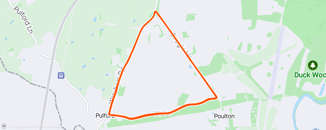 Map of the activity, Hilly but I managed