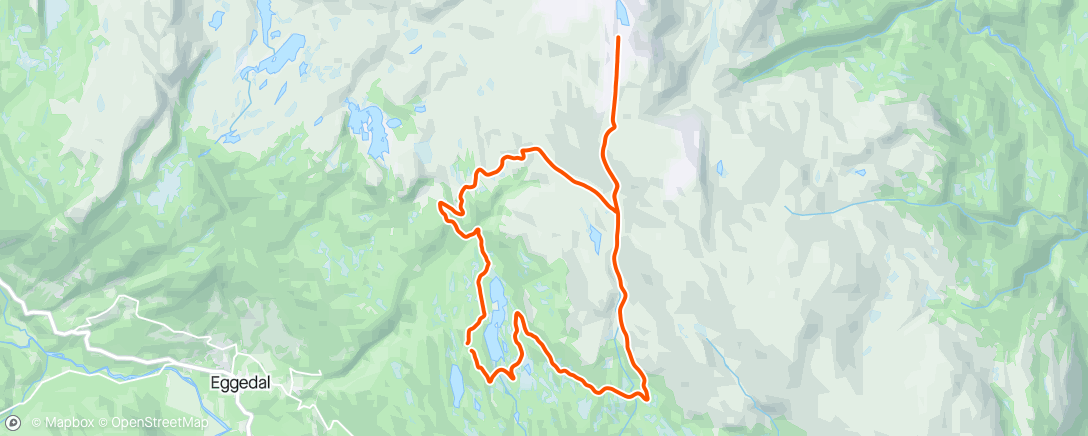 Карта физической активности (Morgen tur til Høgevarde på Fatbike)