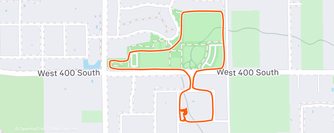 Map of the activity, Afternoon Walk