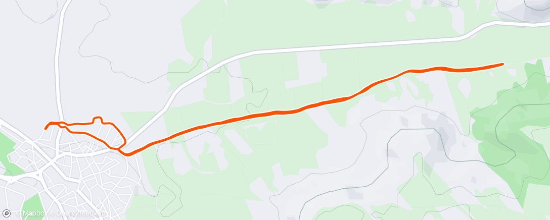 Map of the activity, Carrera de tarde