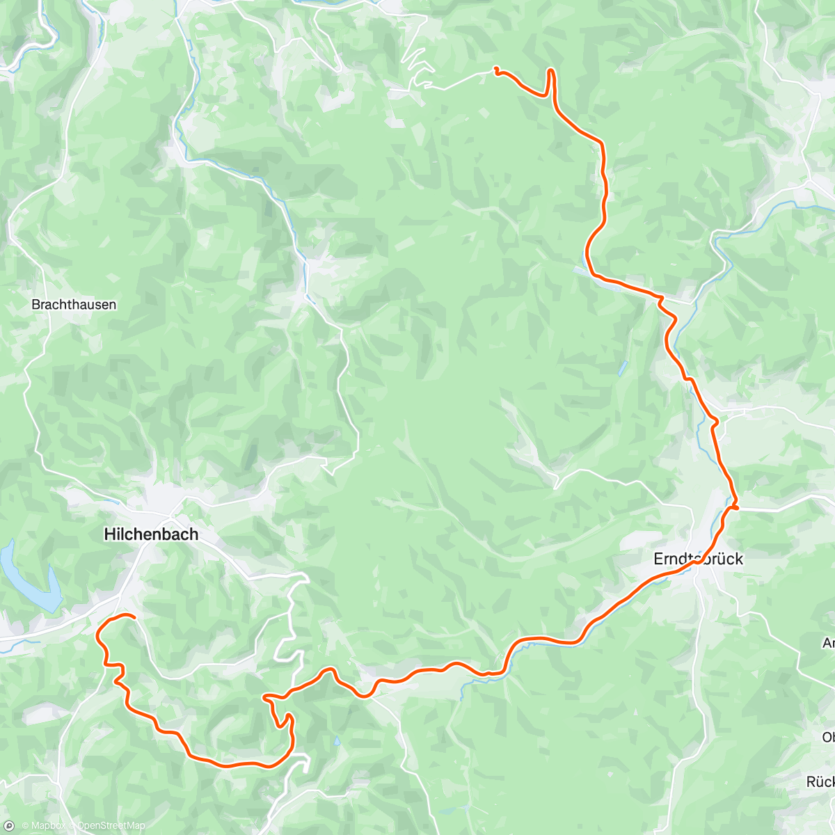 Map of the activity, ROUVY - Winter Hilchenbach | Germany