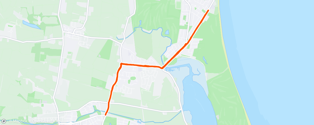 Map of the activity, Morning Run