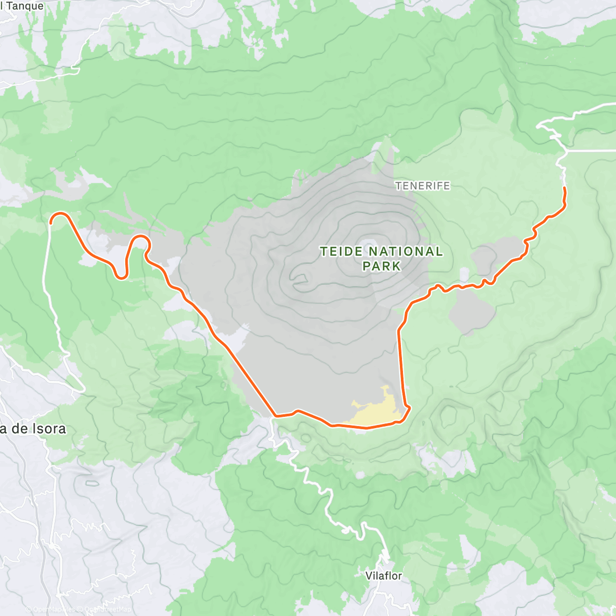 Map of the activity, ROUVY - Pico del Teide #2 | Tenerife