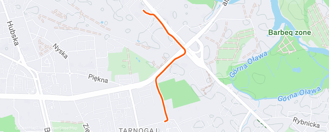 Карта физической активности (Evening Walk)