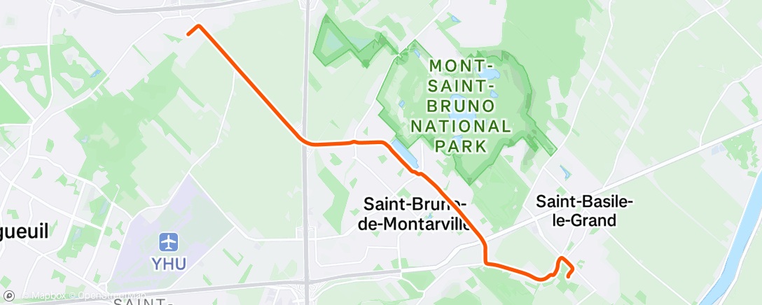 Map of the activity, Morning Ride