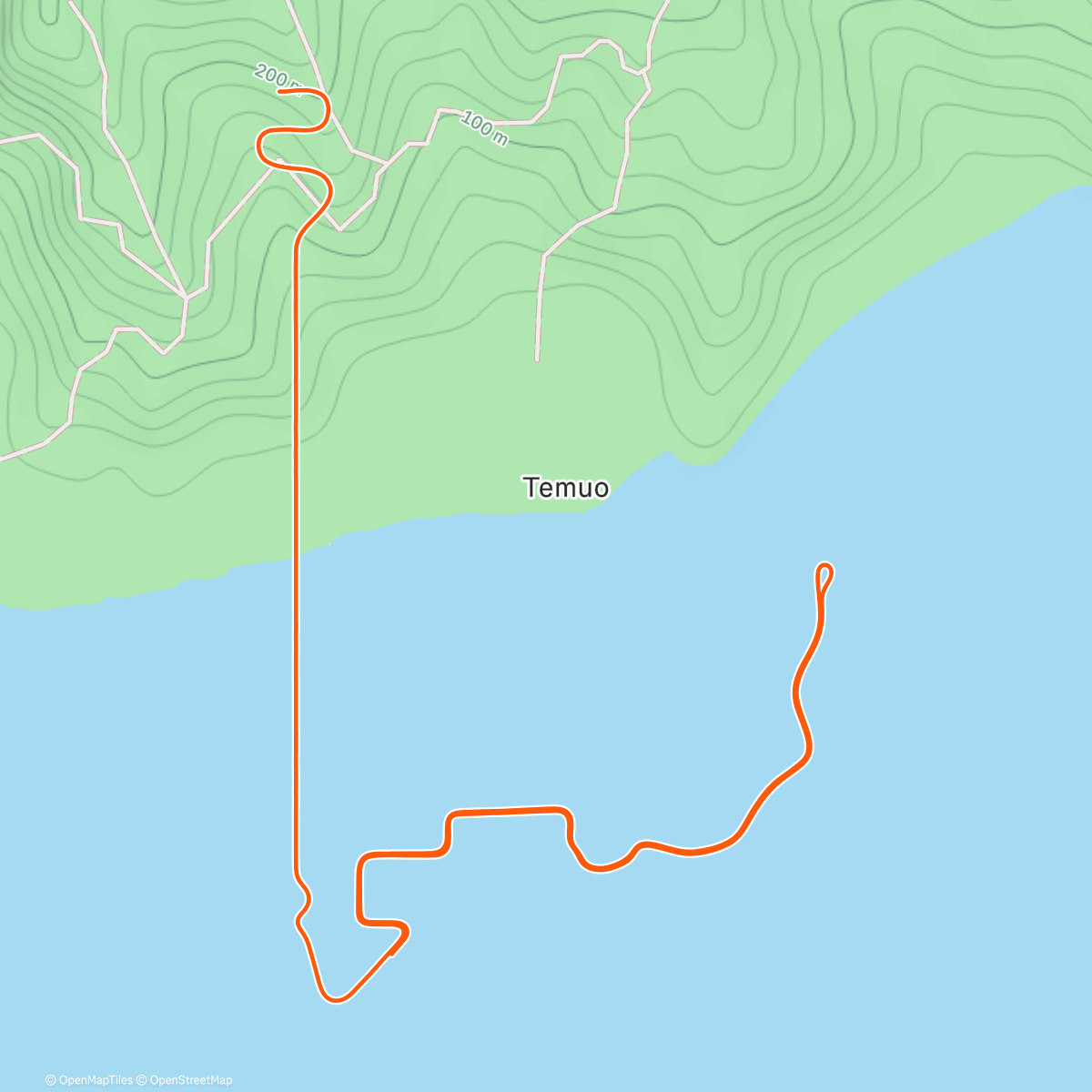 Карта физической активности (Zwift - Hilltop Hustle in Watopia)