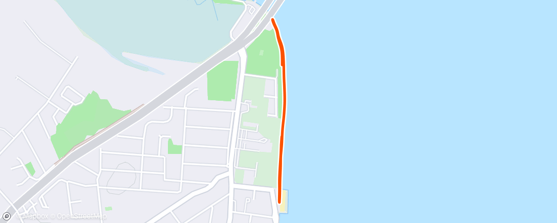 Map of the activity, Dog jog