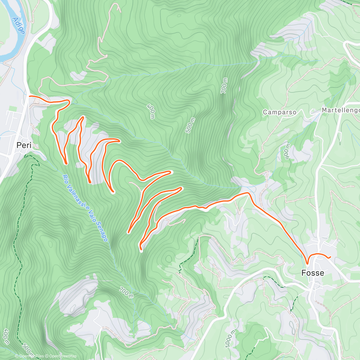 Карта физической активности (La PERIFOSSE 2025)