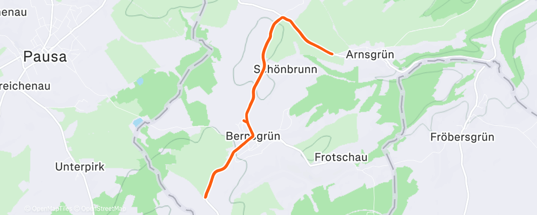 Map of the activity, RUN Z2