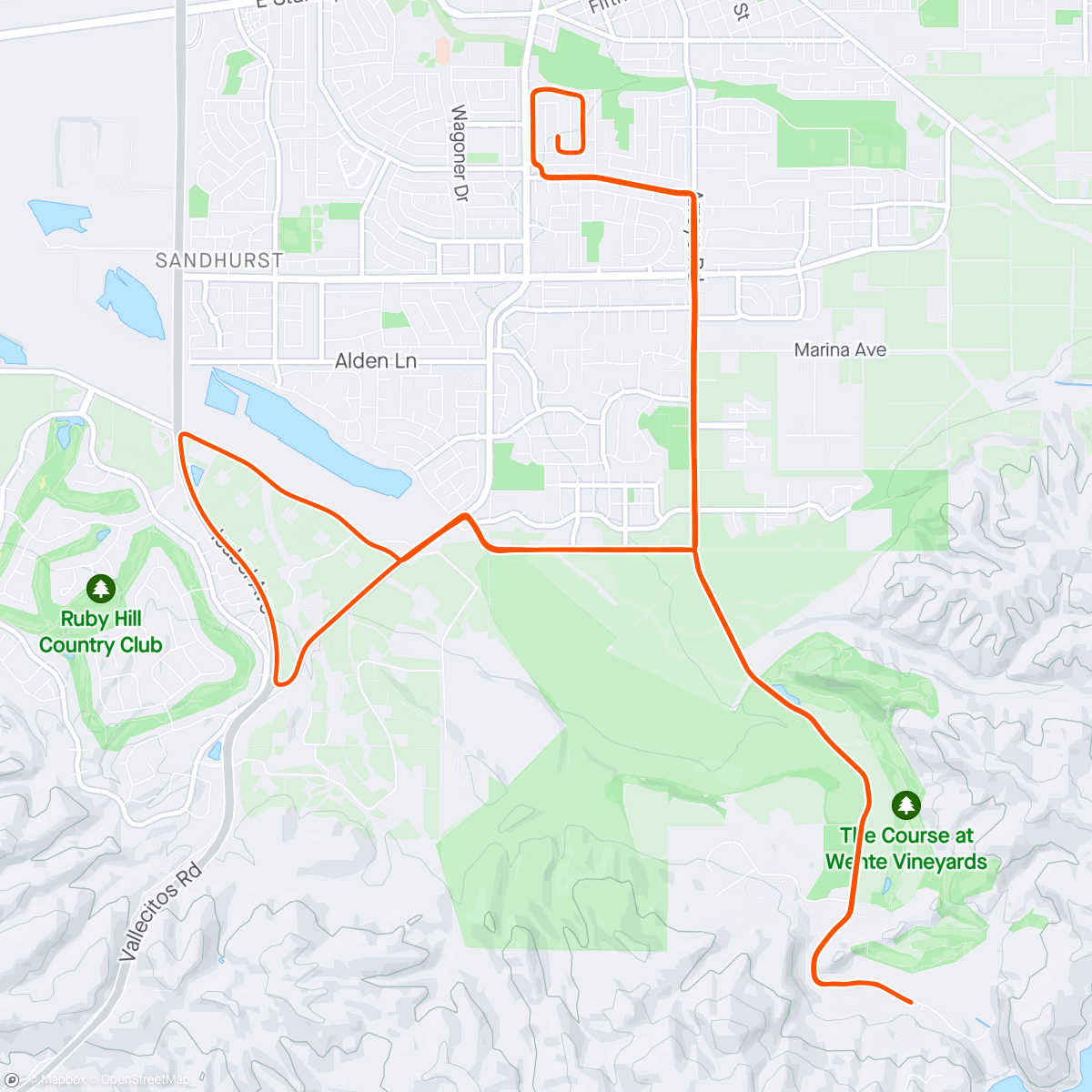 活动地图，DV Dam + Arrowhead Loop