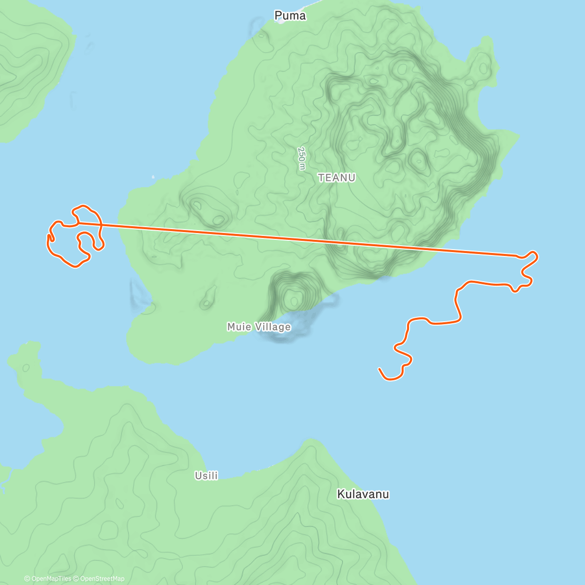 Map of the activity, Zwift - Volcano Circuit in Watopia