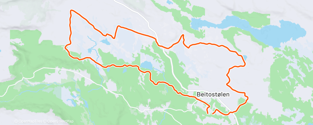 Map of the activity, Med feste i snøværet