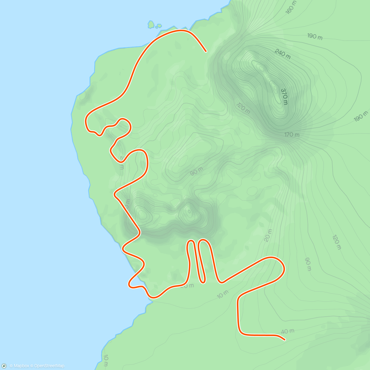 Mapa de la actividad (Zwift - Pacer Group Ride: Flat Route in Watopia with Bernie)